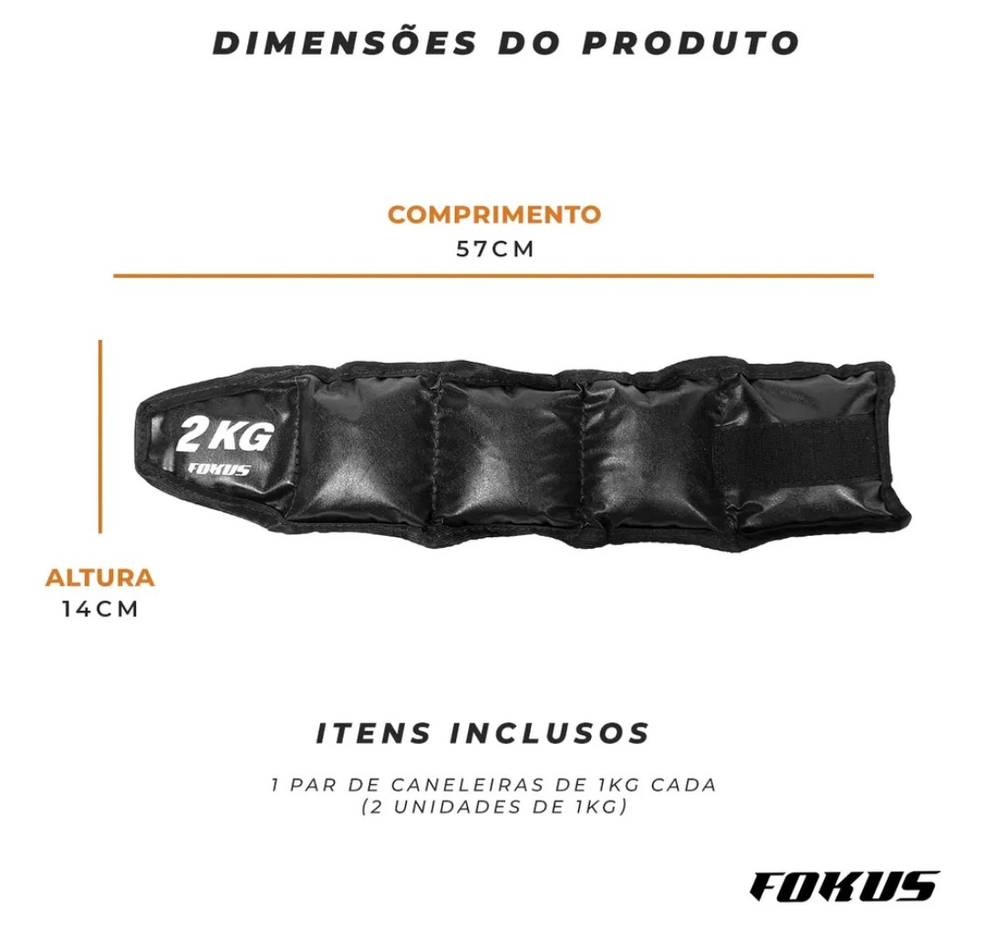 Caneleira de peso - 2kg - Imagem 4